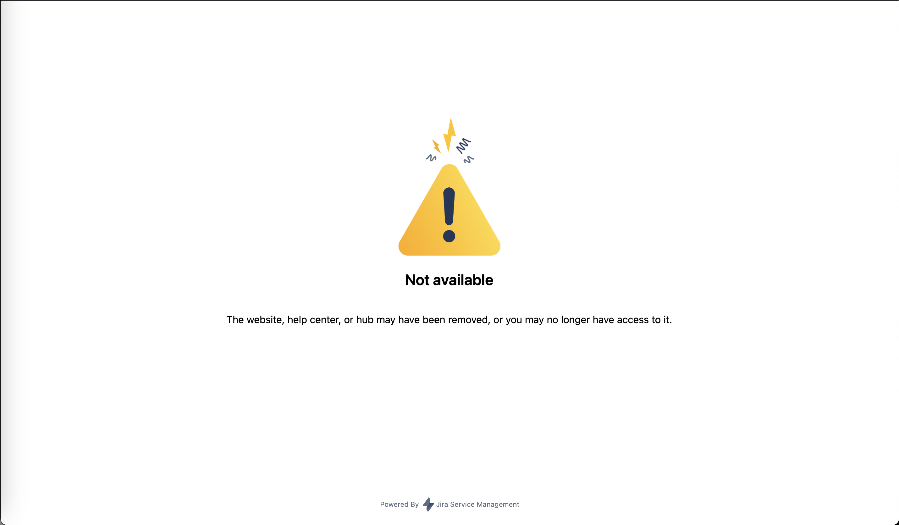 Not assigned to organization error